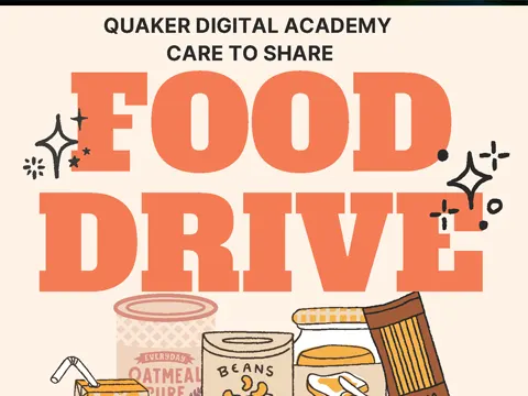Quaker Digital Academy Food Drive