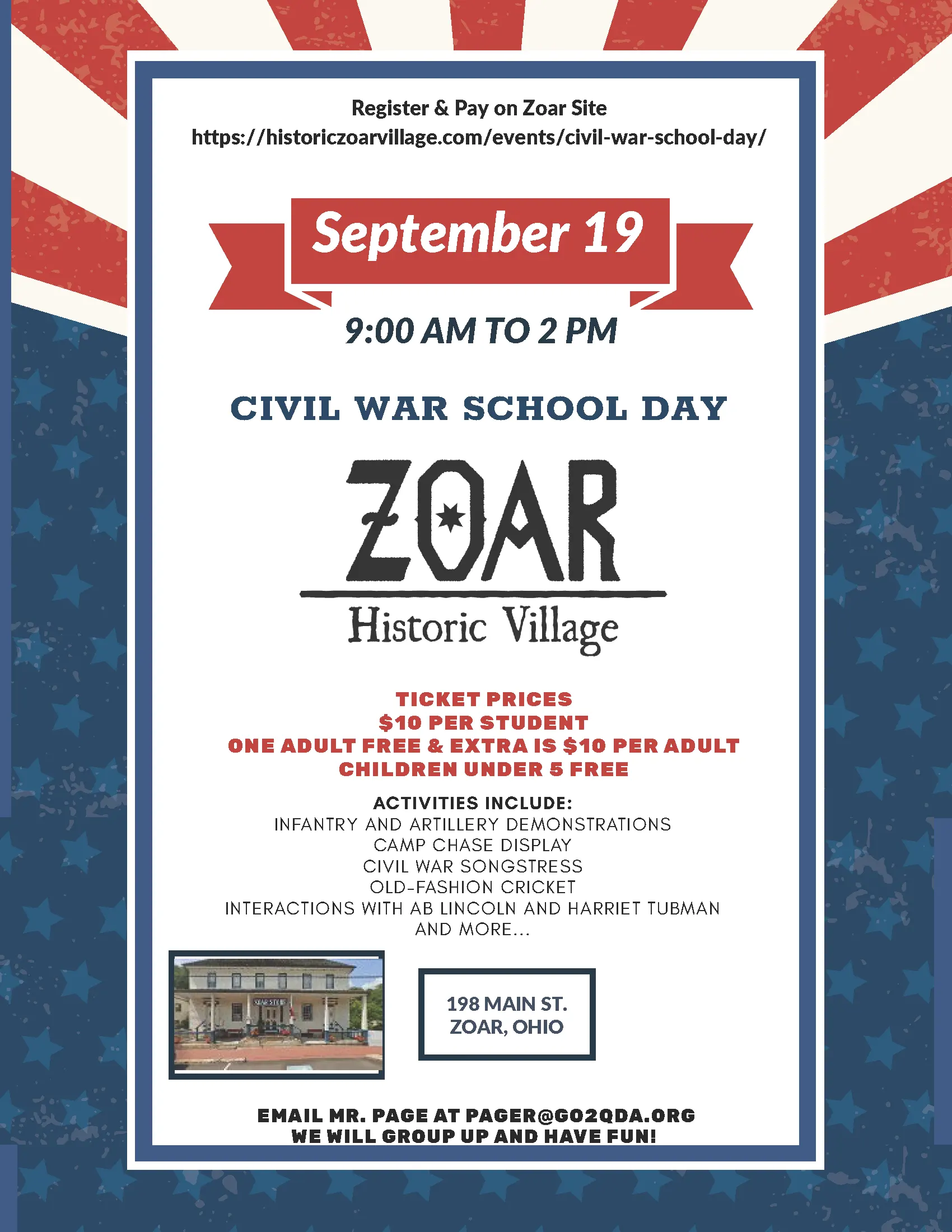 Zoar Civil War 2025